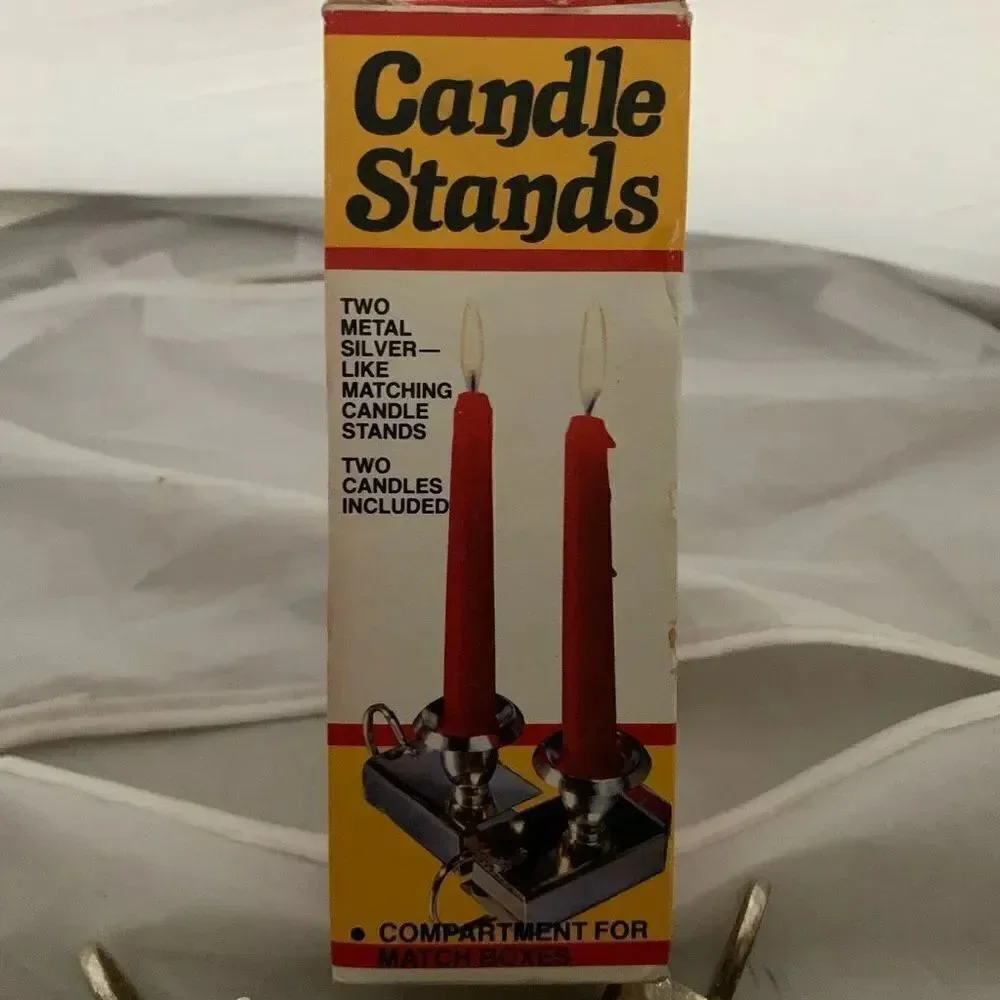 GIFTCO 1982 Metal Candle Stands